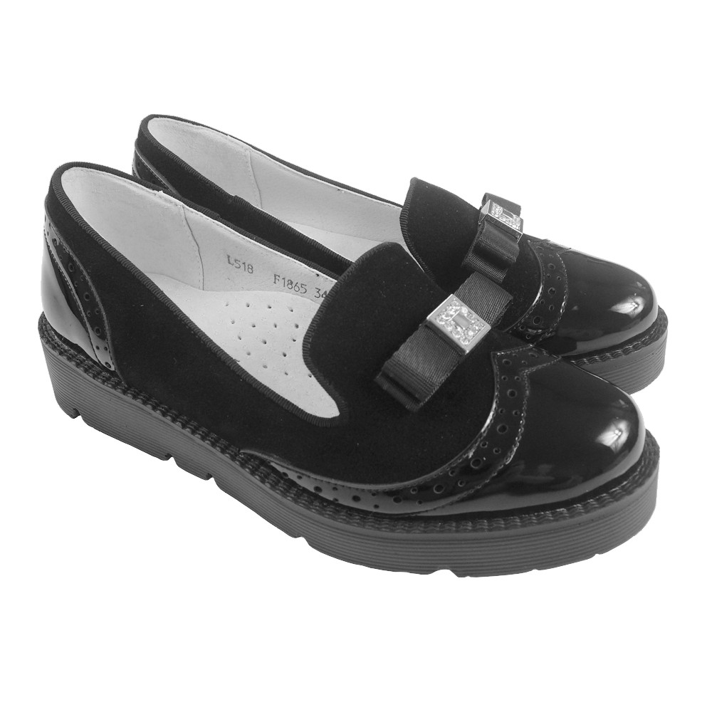 Купить Туфли школьные лакированные Garstuk L518-F1865 в интернет-магазине Детский Крым