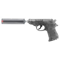 Детский пистолет с глушителем Специальный агент PPК Sohni-Wicke 0472-07F
