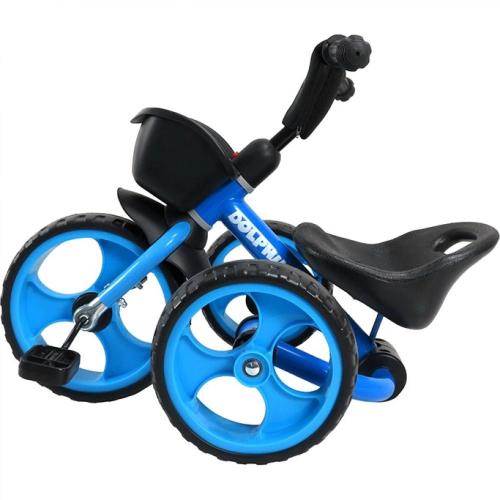 Детский трёхколёсный велосипед Dolphin Maxiscoo MSC-TCL2301BL синий фото 6
