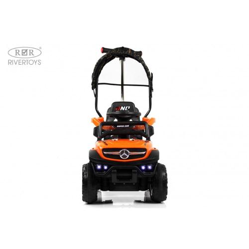Детский электромобиль RiverToys G005GG оранжевый фото 14