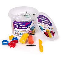 Набор для детской лепки Тесто-пластилин 15 цветов Dream Makers TA1066V