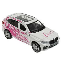 Машинка  металлическая   BMW X5 для девочек Технопарк X5-12GRL-WH
