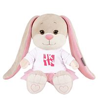Мягкая игрушка Зайка Лин в свитшоте с розовой юбочкой 20 см Jack&Lin JL-03202306-20