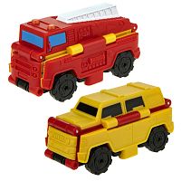 Машина Transcar Double Пожарная машина - Джип 1toy Т18277