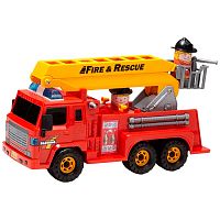 Игровой набор Пожарная машина с двумя фигурками Daesung 40375