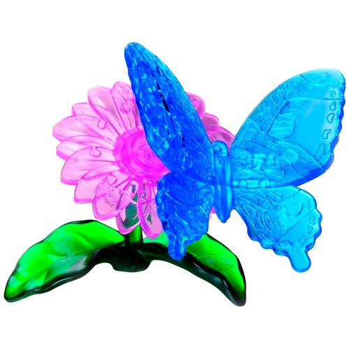 3D пазл Бабочка голубая Crystal Puzzle 90122