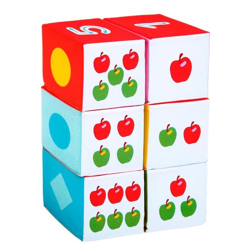 Мягкие кубики Три Кота Математика Мякиши 473