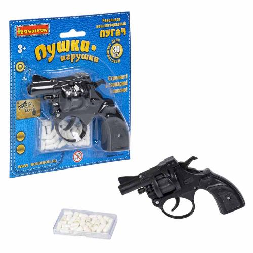 Игрушечный Револьвер пугач с пульками Пушки-игрушки Bondibon ВВ4214 фото 2