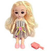 Кукла Alisa Kawaii mini блондинка с длинными волосами 15 см 1TOY Т24346
