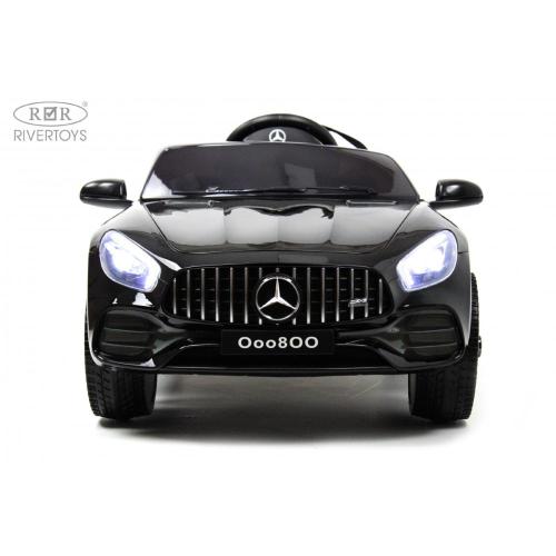 Детский электромобиль Mercedes-Benz GT RiverToys O008OO чёрный глянец фото 2
