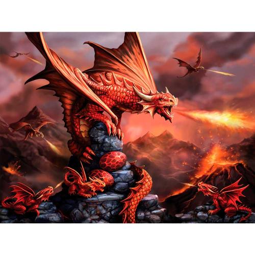Стерео пазл Prime 3D 10090 Огненный дракон фото 2