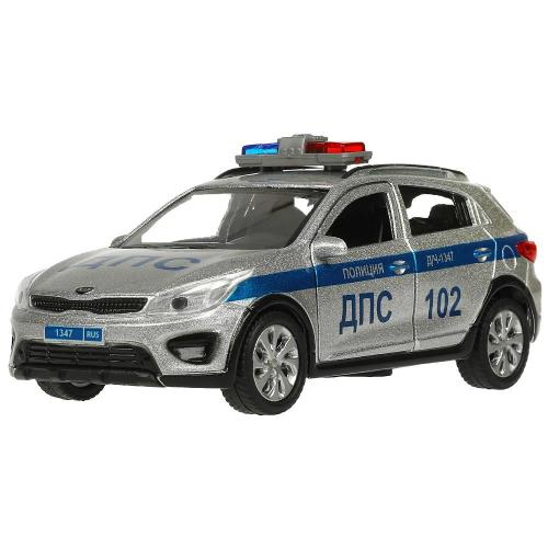 Металлическая машинка Kia Rio X Полиция Технопарк XLINE-12SLPOL-SR фото 2